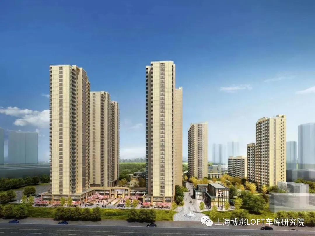 朝阳采用了LOFT车库武汉当代集团春风十里项目现已结构封顶！
